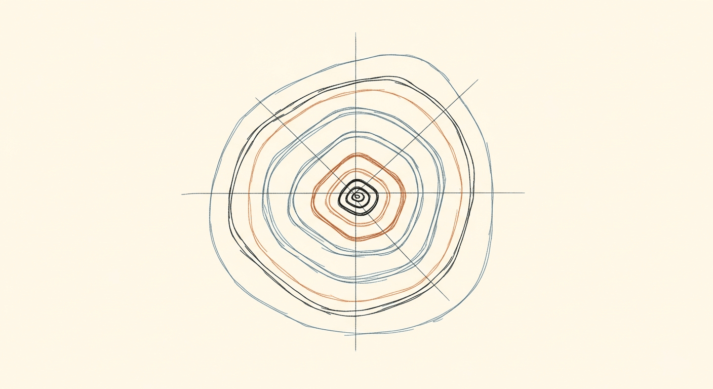Sketch of layered context architecture feeding into an agent core