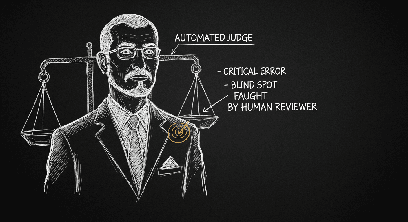 Why Your LLM Evaluator Is Lying to You